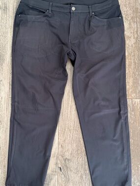 lululemon athletica Men's Black ABC Stretch Performance Workwear 36X27
